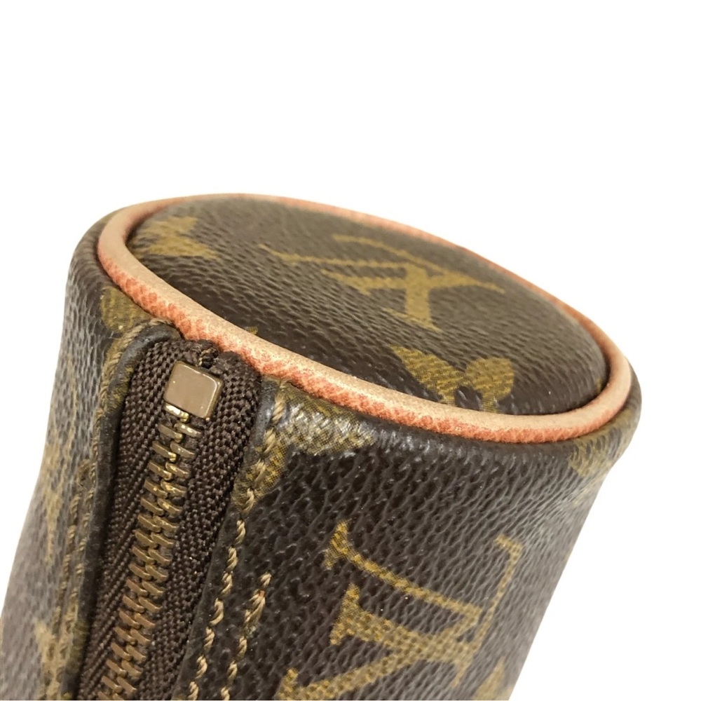 Louis Vuitton Brown Monogram Canvas Cosmetic Pouch - Picture 9 of 16
